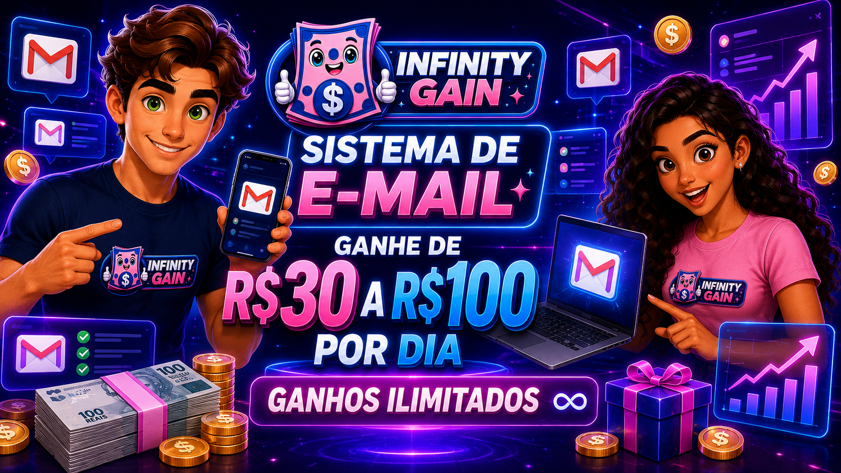 Sistema de E-mail — Infinity Gain